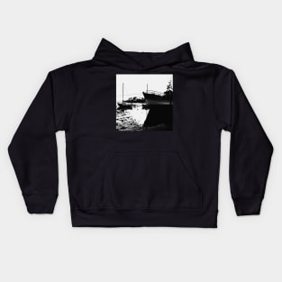 Rest at the bottom of the harbor Kids Hoodie